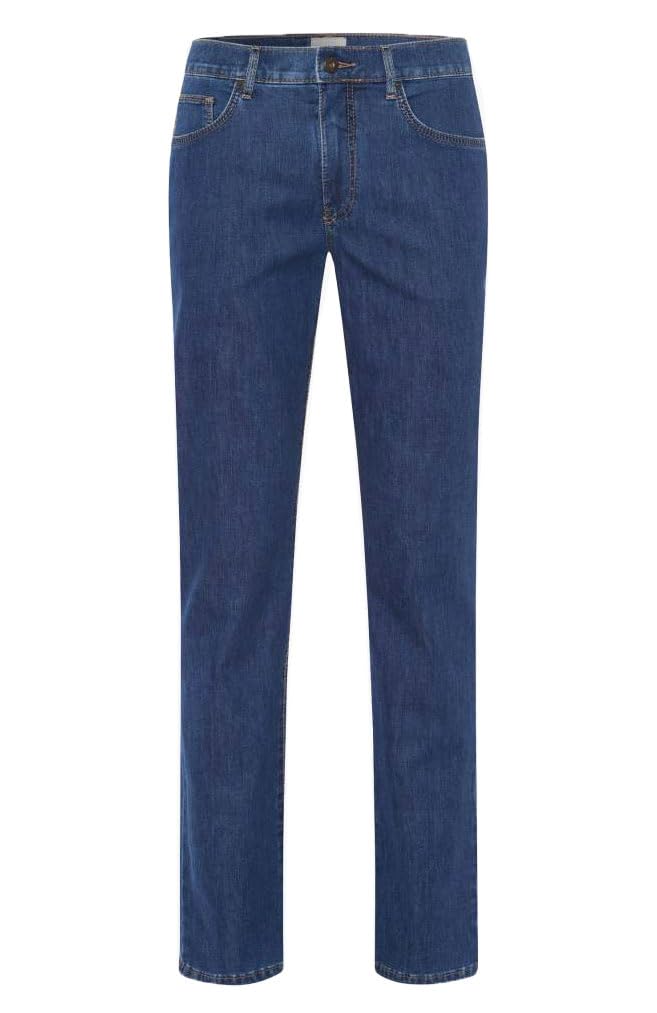 BRAX Herren Style Cadiz Ultralight Denim Blue Planet Five-Pocket Jeans Baltic Sea Blue