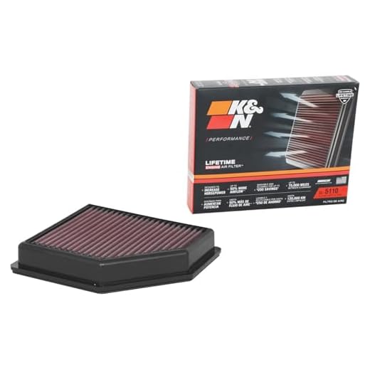 K&N High-Flow Original Lifetime Engine Air Filter: Increase Power: Premium, Washable: Compatible with 2020-2025 NISSAN: Sentra, 33-5110