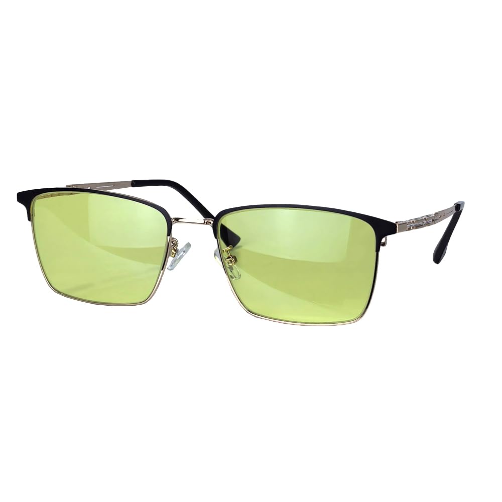 SHINU Anti Blue Light Reading Glasses Smart Blue Light Filter Glasses for Men Daytime Use Pass Beneficial Blue