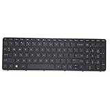 BEEYU New for HP Pavilion 15-F 15-E 15-N 15-G 15-R Series, P/N: 719853-001 749658-001 749658-B31 738696-001 776778-001 PK1314D1A00 9Z.N9HSC.601 NSK-CN6SC Keyboard with Frame