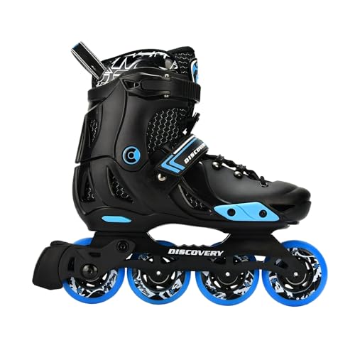 Micro Delta Discovery, Slalom Beginners Adjustable Size Inline Skate for Kids Fsk, HI-LO 85A Round 4 Wheels with BrakeSet