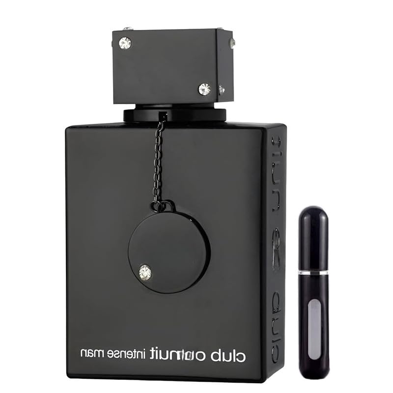 Club Nuit D black Intense for Men Eau de Toilette Spray, 3.6 Floz