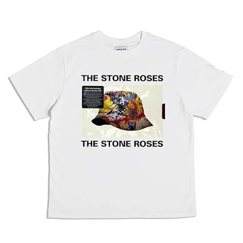 [DAGNI] �f�� T�V���c The Stone Roses �U �X�g�[�� ���[�[�Y ���b�N�o���h �����Y ���f�B�[�X T�V���c �ĕ� �ێ� �� �X�|�[�c �g�b�v�X �v�����g ���� ������� �傫���T�C�Y �l�C��