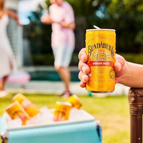 Bundaberg Ginger Beer, 6.8 fl oz Cans, (24 Pack)