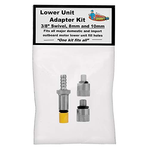 Lower Unit Adapters fit Most Major Brands Outboard Motor(3/8 inch Swivel/10mm/8mm) DOES NOT FIT VOLVO PENTA by Slippery Pete - Image 5