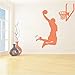 Vinyl Re Sport Wandaufkleber Mvp Nba Basketball Player Lebron James Sport Wandaufkleber Wohnkultur Aufkleber 53 * 65 Cm