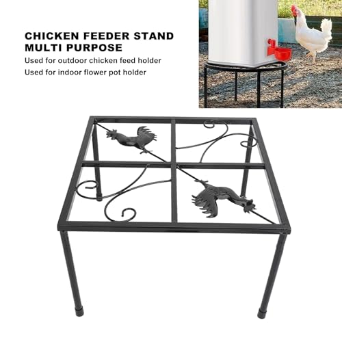 Suportes para Plantadores de Metal, Suporte para água de Frango, Tipo Base Estável e Prático para Ca
