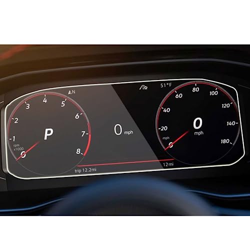Verre trempé premium pour écran central LCD de VW Jetta A7 MK7 (2019-2022)