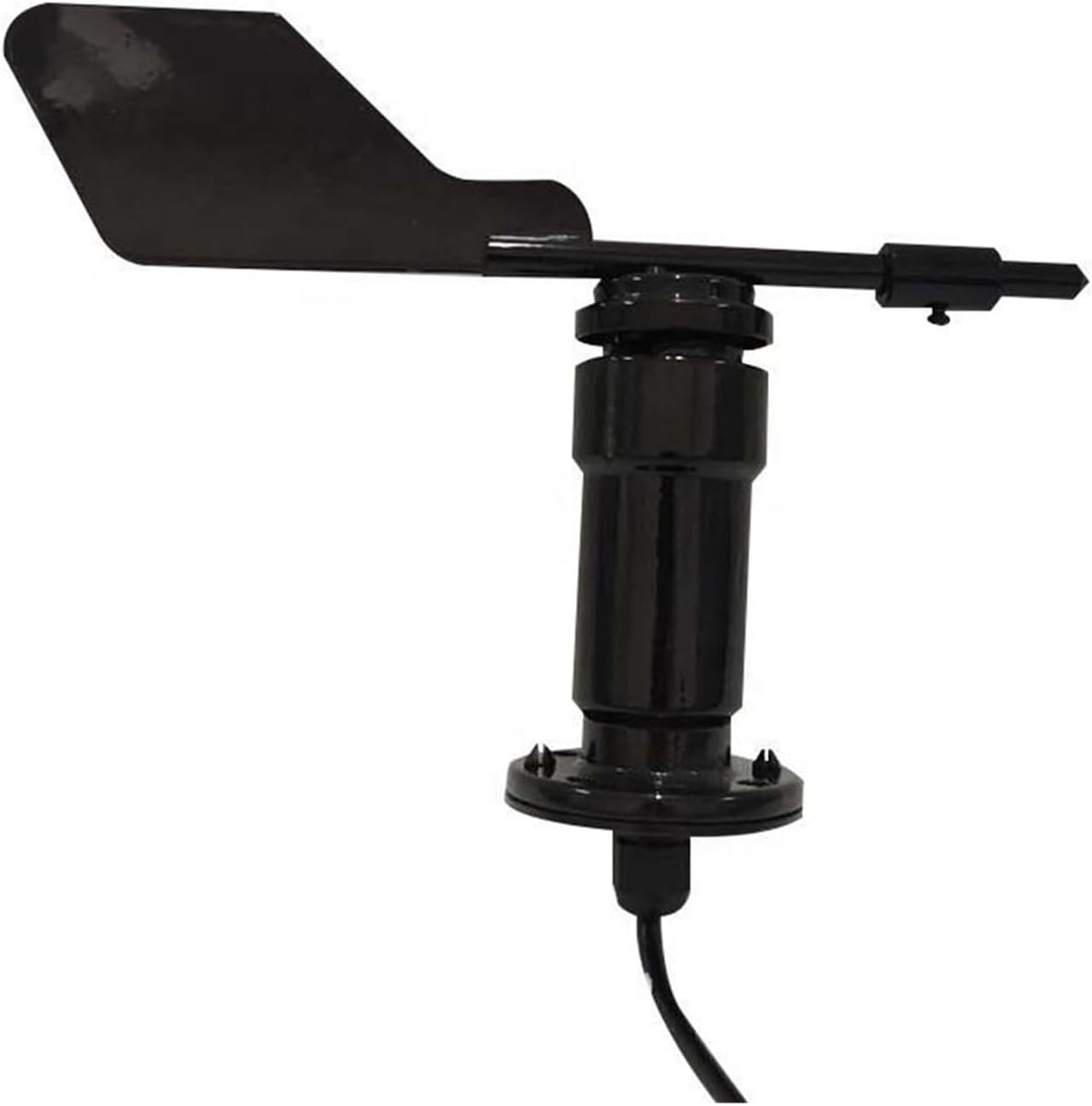 Metal Aluminum Alloy Shell Durable Wind Speed and Direction Transmitter Sensor RS485 4-20MA 0-5V 0-10V Output 360 ° for Environmental(Rs485 Output,Wind Direction)