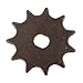 Aramox Sprocket, 410Type H Holes 11 Teeth Steel Sprocket Accessory for 1020 High Speed Motor Sprocket