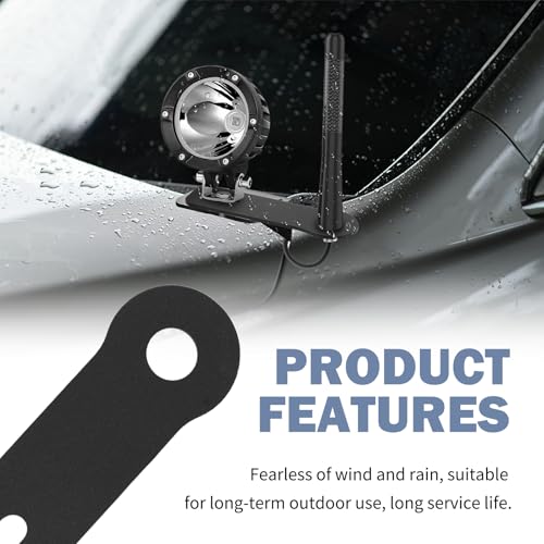 Car Antenna Extension Ditch Lights Mounting Brackets,Car Antenna Ditch Light Brackets Extension for Flexible Mounting Antennas,Practical Car Accessories Antennas Mountings Bracket Extensions