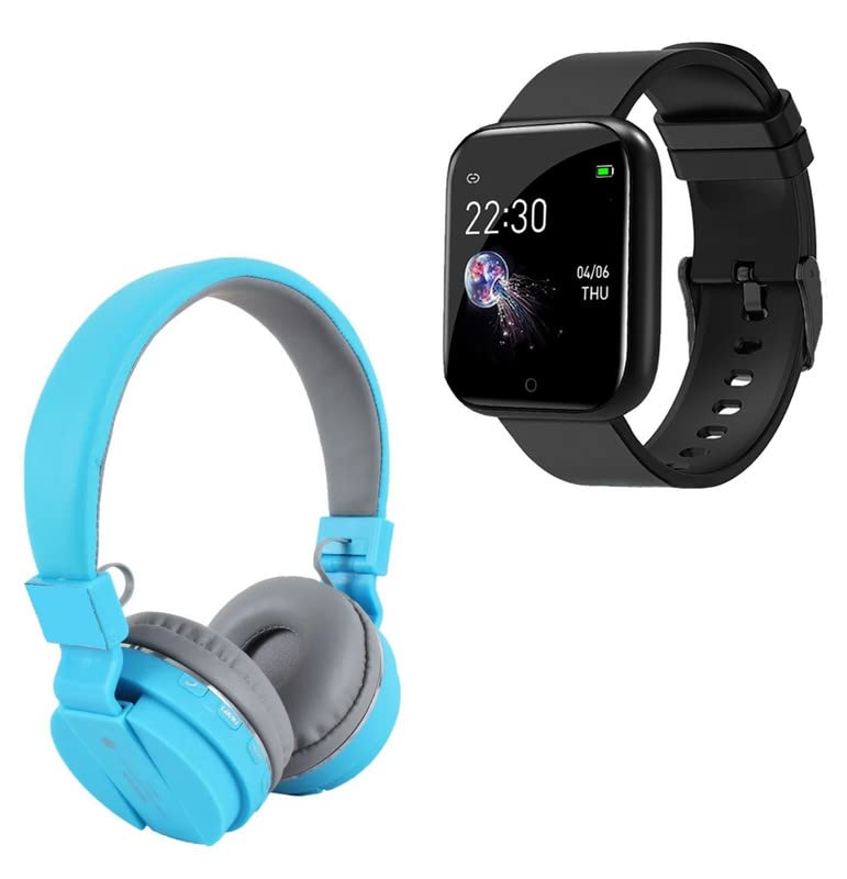 TechKing (Special with 12 Years Warranty Comfortable On-Ear Bluetooth Wireless Headphone, Bluetooth D20 SmartWatch with Heart Rate & Blood Pressure Monitor-picture-25