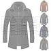 Herren Wintermantel Wolle Mantel Winter Herrenmantel Kurz Warm Winterjacke Ohne Kapuze Kurzmantel Regular Fit Wollmantel mit Taschen Reverskragen Trenchcoat Jacken Casual Jacke,S-6XL