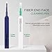 NewMainOne 2Pcs Fiber Optic Cleaner Pen Set - LC/MU 1.25mm and SC/STE2000/FC 2.5mm - 800+ Cleans - Professional Grade Cleaning Tools