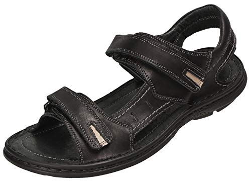 ABIS Men's Fashion Sandals Black Black Black Size: 9 UK