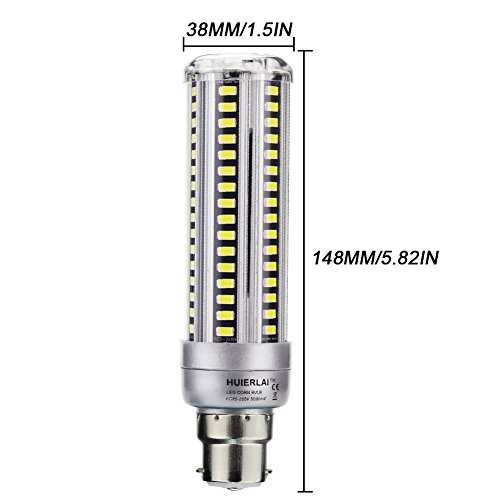 2x Lampadine Led B22 18W Lampade Mais Equivalenti