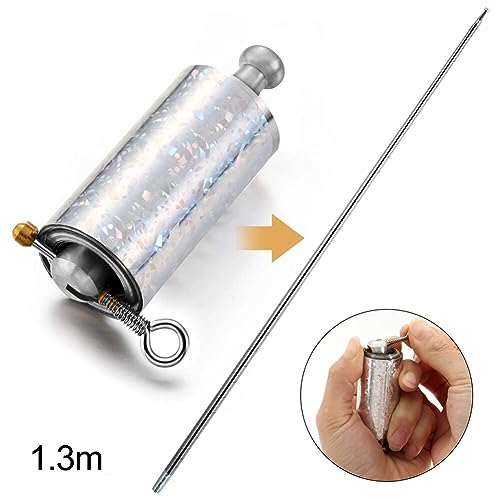 image for EUBUY Magic Cane Metal Appearing Cane, Pocket Staff Magic Telescopic S