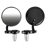 360 Grad Drebar 2X ATV Quad Scoter Roller Motorrad Spiegel Lenkerendenspiegel Lenkerspiegel Rueckspiegel 22mm 7/8\
