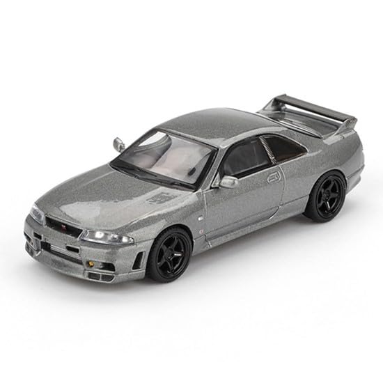 Diecast Model Car Compatible with Nissan Skyline GT-R Dark Metal