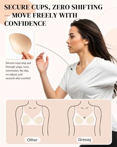 Bras for Women Wireless V Mesh Comfortable Bra Seamless Wire-Free Adjustable Brassiere Full Support Push Up4