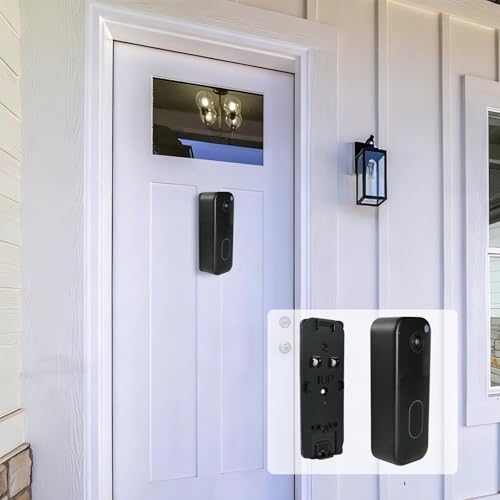 Blink Doorbell Mount, Adhesive Door Mount Compatible with New Blink Video Doorbell, Door Bell Key Replacement Tool, Doorbell Camera Mounting Bracket Accessories, No Drilling - Image 5
