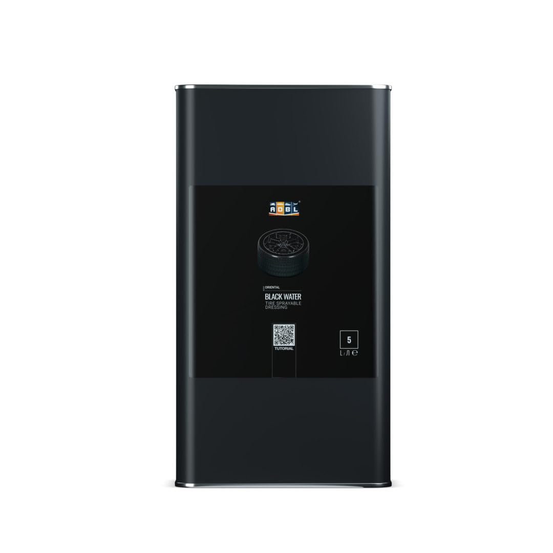 ADBL Black Water - Tappetini in gomma e plastica per pneumatici esterni, 5 litri