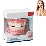 Multifunktionales Silikon-Zahnprothesen-Set, Snap-On-Zahnprothesen-Einpassungsset, Komplettlösung für Vollprothesen, weich und bequem, für den täglichen Gebrauch (1pcs)