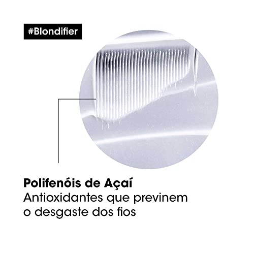 L'Oréal Professionnel Máscara Capilar Blondifier Cool, Para Cabelos Loiros e Descoloridos, Tons Ama