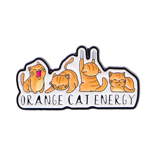 Image of Cute Enamel Pins Cartoon Lapel Pin Brooch Badge for Backpack Jackets Funny Tiger Pins for Gift Anime Enamel Pin for Clothing Hat Decoration