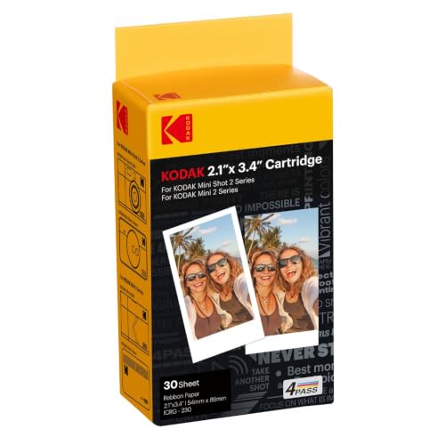 Image of KODAK 4PASS 2x3 inch Cartridge Refill, 60 Sheets, Mini 2 & Mini Shot 2