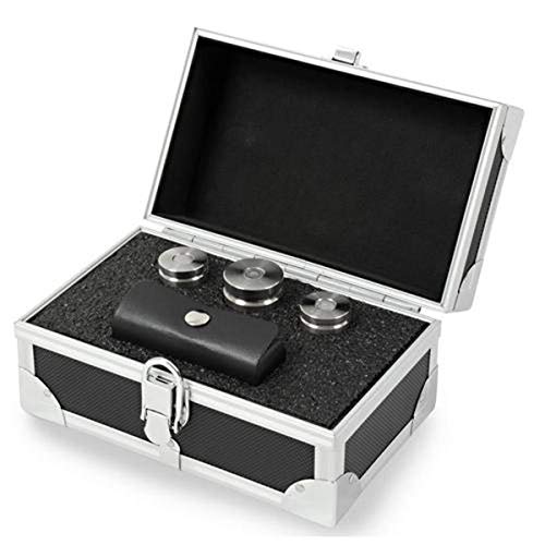 TROEMNER TW-500-1T Metric Class F Stainless Steel Test Weight Set with Traceable Certificate, 500 g to 1 g Capacity