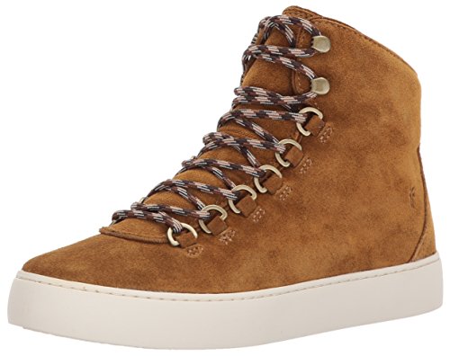 FRYE Women's Lena Hiker Fashion Sneaker, Wheat, 7 M US