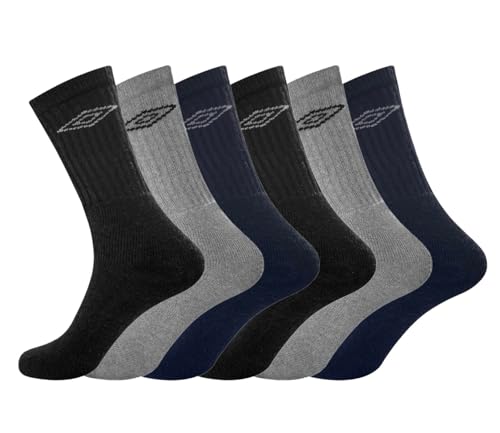 Umbro - Men's Sport Performance Socks (6 pair pack) (Assorted 6-8.5)
