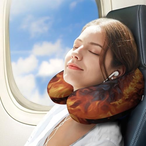 Almohada en U con espuma viscoelástica 30 cm cómoda miniatura 3