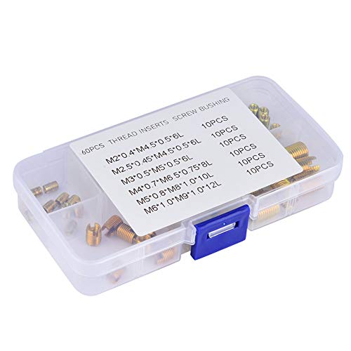 60pcs Viti autofilettanti Inserti filettati Kit di...