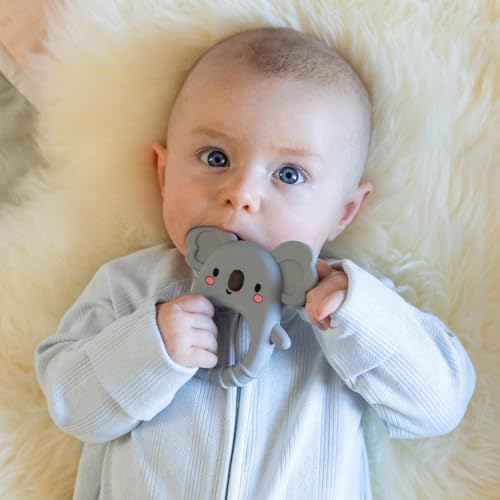 Image of Tiger Tribe Silicone Teether Koala Soft BPA-Free Teething Relief Sensory Toy for Infants Newborns 0-18 Months