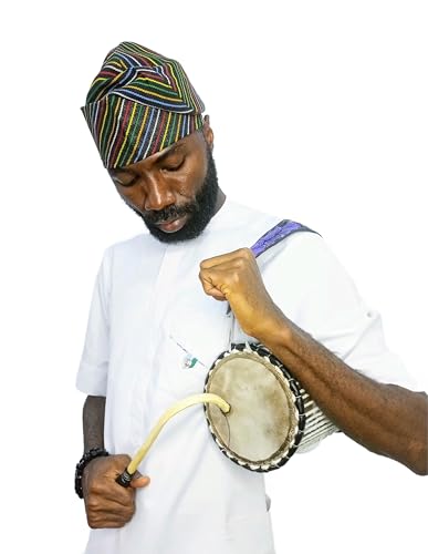 image for Generic Authentic Traditional African Talking Drum | Handcrafted with 