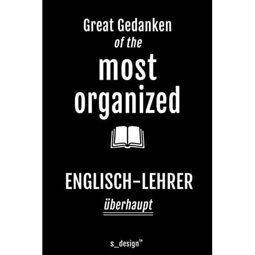 Notizbuch für Englisch-Lehrer: Originelle Geschenk-Idee [120 Seiten liniertes blanko Papier]