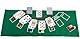 Engelhart Casino-Spielset: 12-Zoll-Roulette und Black Jack