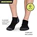 Skechers mens 6 Pack Low Cut Running Socks, Black, 10 13 US