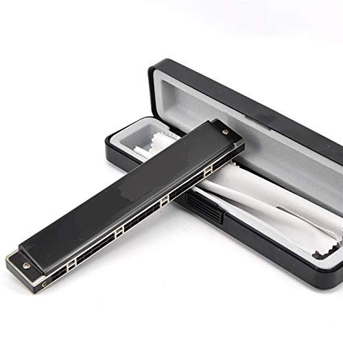 KIRANDIE 24 Trous Tremolo Harmonica Blues Harp Maître Bouche d’orgue Instrumentos Key C Instruments de Musique Reed ABS… - Les Beatles, Paul McCartney, John Lennon, RIngo Starr, George Harrison KIRANDIE 24 Trous Tremolo Harmonica Blues Harp Maître Bouche d'orgue Instrumentos Key C Instruments de Musique Reed ABS… – Image 4