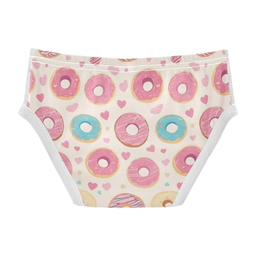 Wusikd Doughnuts Colors Boys' Underwear Cotton Love Hearts Boys Briefs Soft Toddler Underwear 2T2