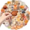 105PCS Woodland Animals Stickers Thanksgiving Stickers Forest Ananias Party Favors Supplies Woodland Baby Shower Decorations Cute Animal Stickers Fox Bear Vinyl Fall Stickers for Water Bottles #1