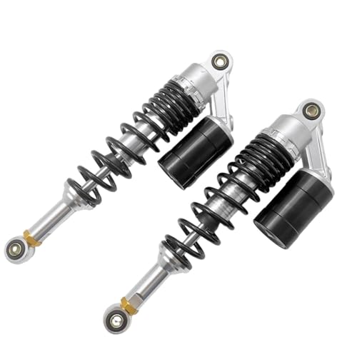 Zixmix Amortiguadores neumáticos Traseros universales for Motocicleta (1 par, 330 mm/13")