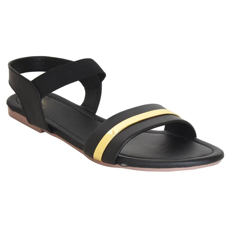 9ZER09 Trendy Slip On Flat Sandals | Easy Fit Casual Sandals | Relaxed Daily Styling_-image-21