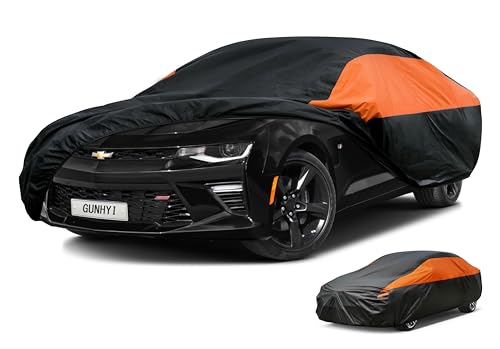 Image of GUNHYI Chevrolet Car Cover Custom Fit Chevrolet Chevy Volt Waterproof All Weather for Automobiles, Lightweight Full Exterior Cover Outdoor Sun UV Rain Dust Snow Wind Protection.