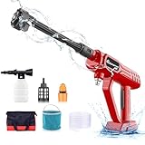 Car Power Washer for Milwaukee 18V Battery 48-11-1850, 550 PSI Cordless Pressure Washer with 6 in 1 Nozzle (Battery Not Included)