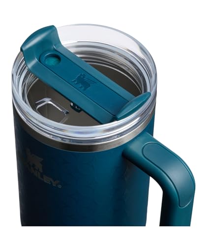 Image of STANLEY Quencher H2.0 Tumbler with Handle and Straw 40 oz | Flowstate 3-Position Lid | Cup Holder Compatible for Travel | Insulated Stainless Steel Cup | BPA-Free | Ponderosa Star