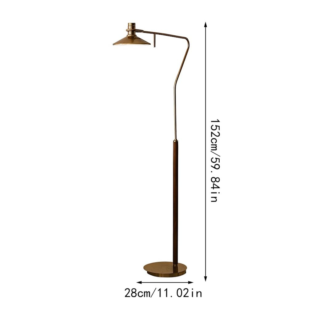 ARINAL Lampada da Terra per Soggiorno Lampada da Terra Verticale Soggiorno Camera da Letto Lampada da Tavolo Decorativa Lampada da Lettura retrò Country in Legno