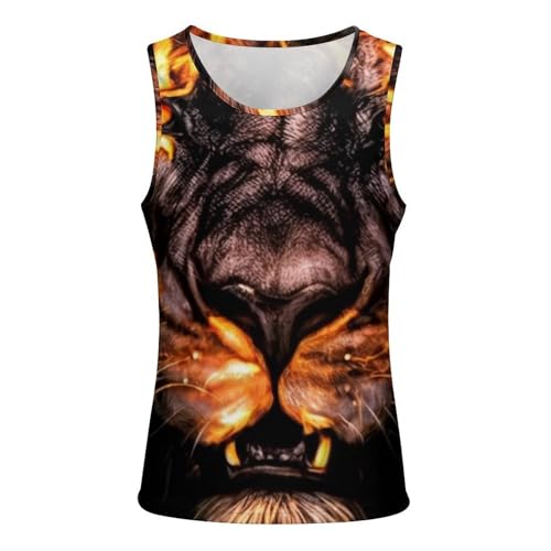 Supdreamc Men's Crew Neck Sleeveless Vest Undershirts Beachwear for Exercise Running2